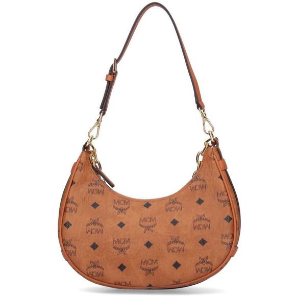 MCM Handbags - MCM Brown Shoulder Bag Canvas